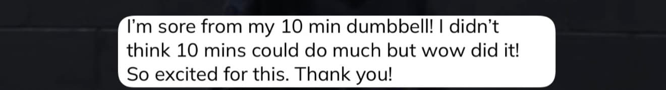 Built 4 Busy client testimonial screenshot 10